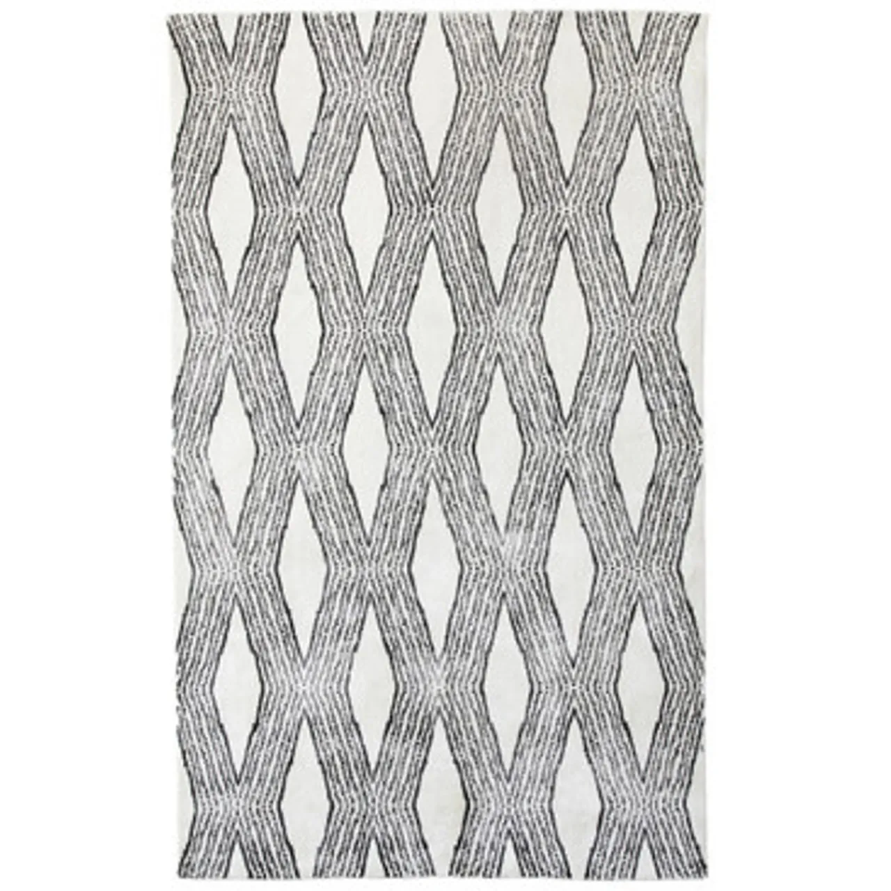 Z Gallerie Nikki Chu - Zari Rug - Black> Modern Rugs | Pattern Rugs