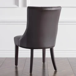 Z Gallerie Nottingham Leather Dining Chair - Espresso><noscript><img width=