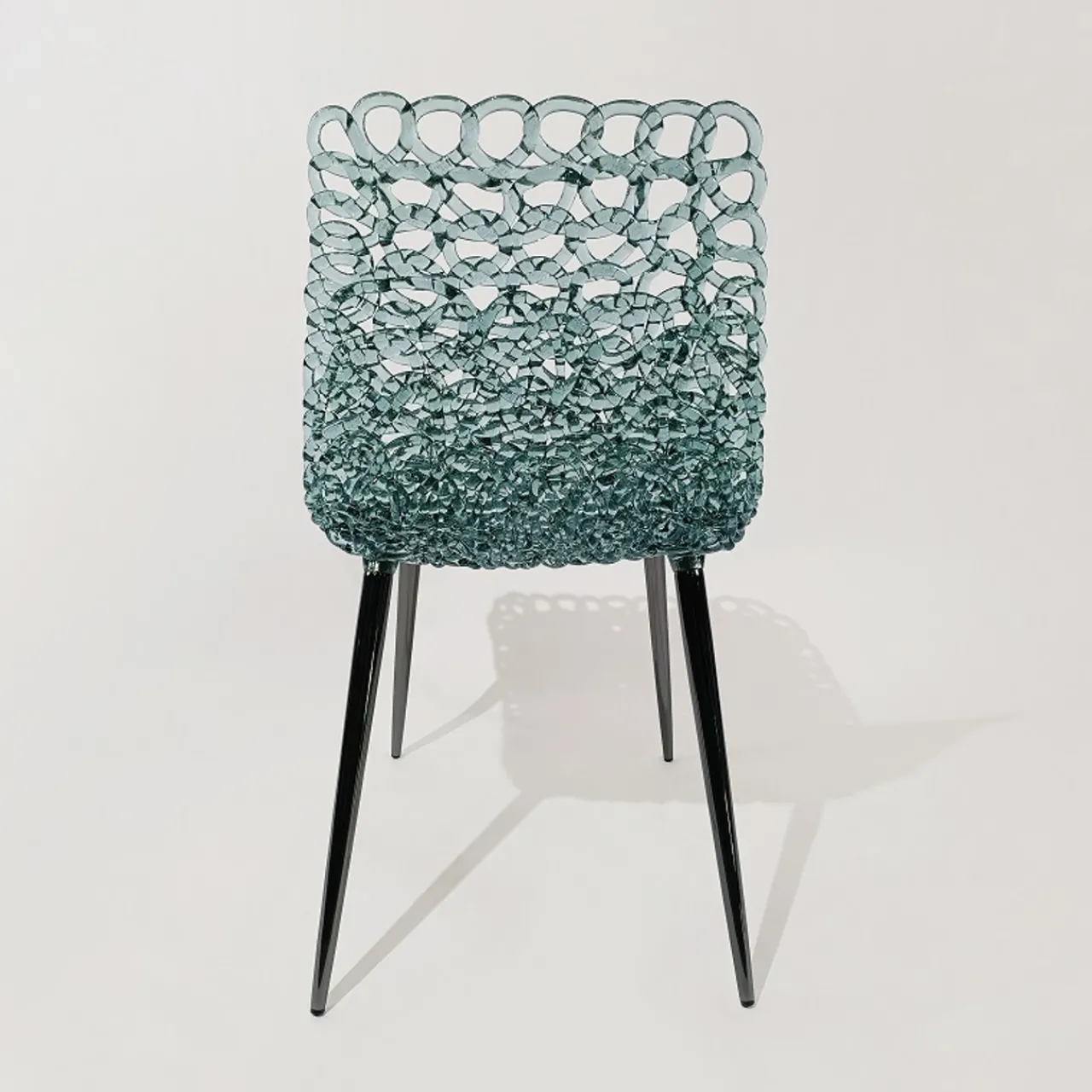 Z Gallerie Ocean Blue Weave Dining Chair> Dining Chairs