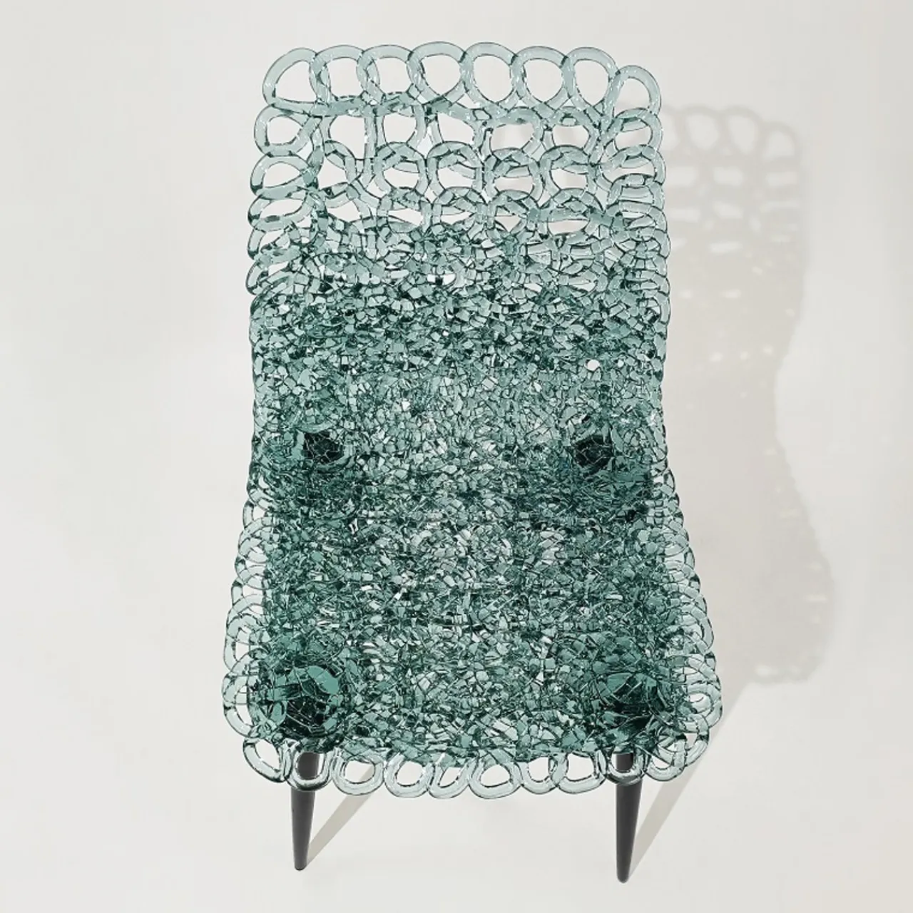 Z Gallerie Ocean Blue Weave Dining Chair> Dining Chairs