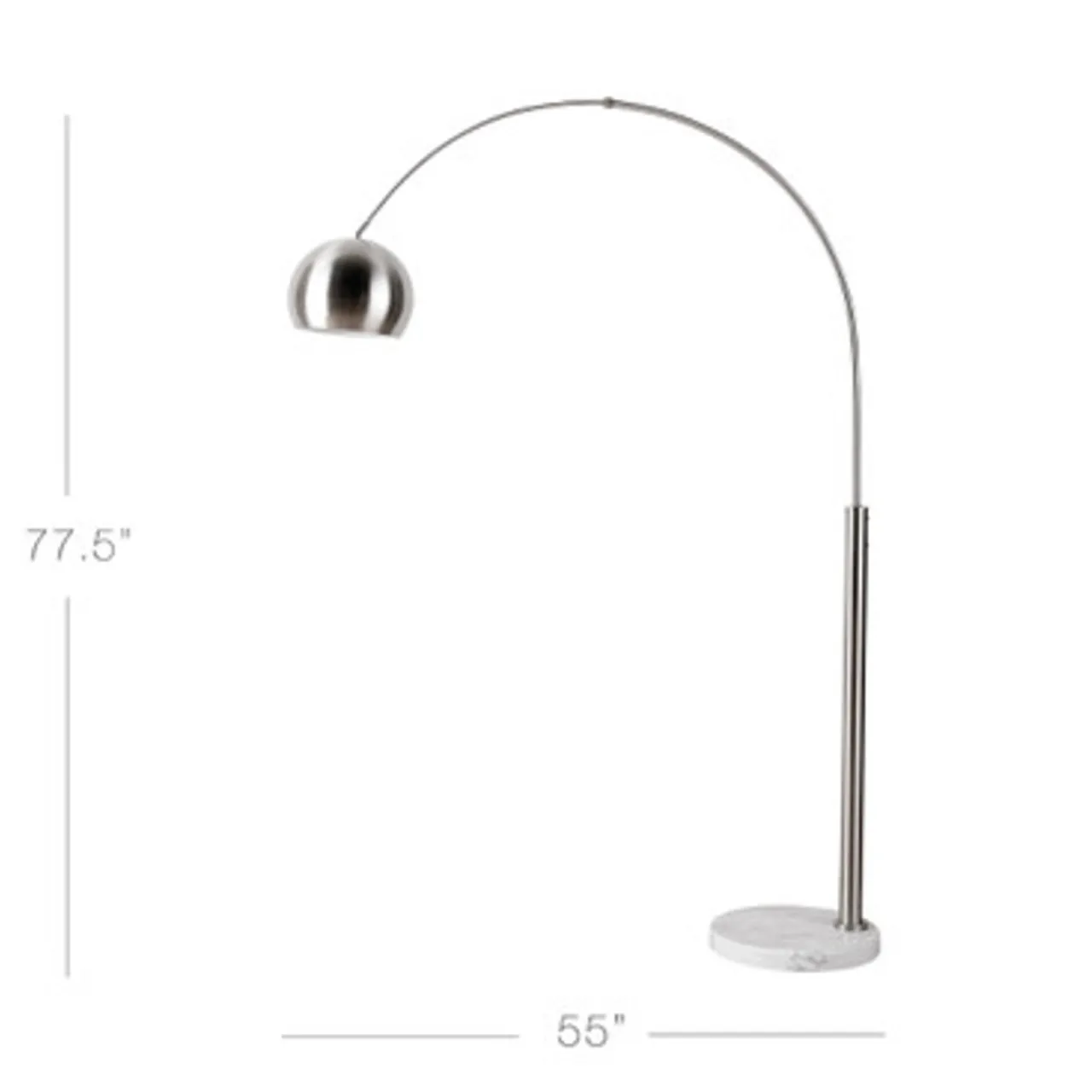 Z Gallerie Orson Floor Lamp - Nickel> Lighting Sale | Floor Lamps