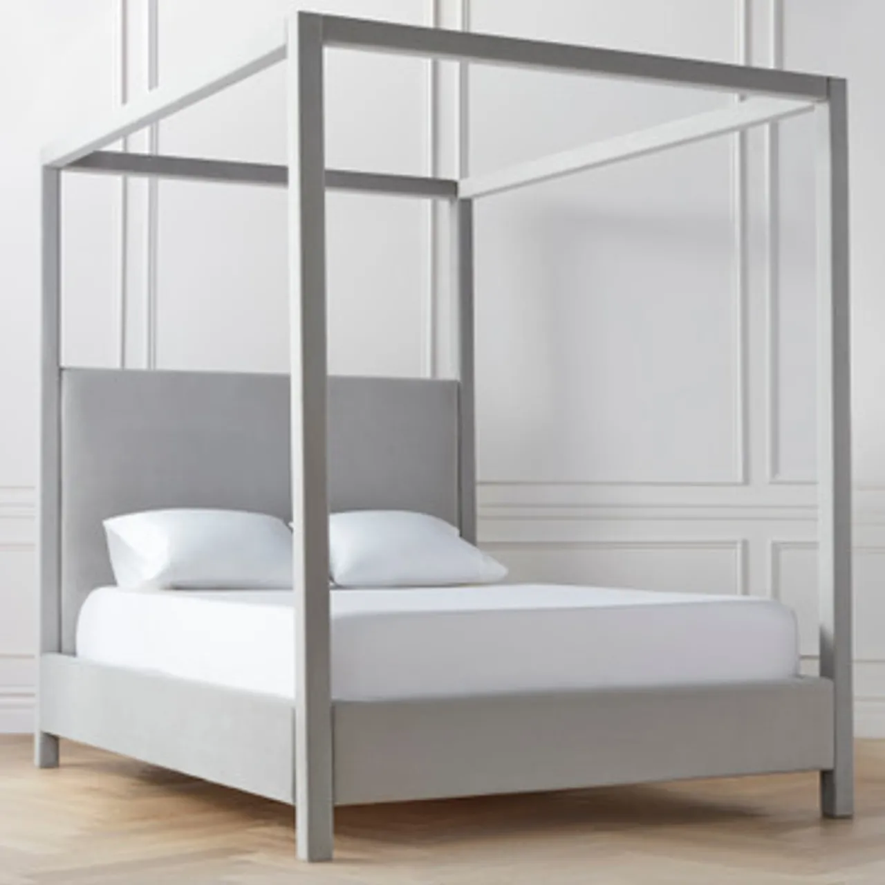 Z Gallerie Paloma Canopy Platform Bed> Canopy Beds