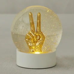 Z Gallerie Peace Sign Snow Globe><noscript><img width=