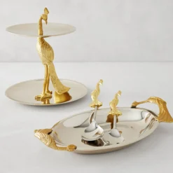 Z Gallerie Peacock Salad Servers><noscript><img width=
