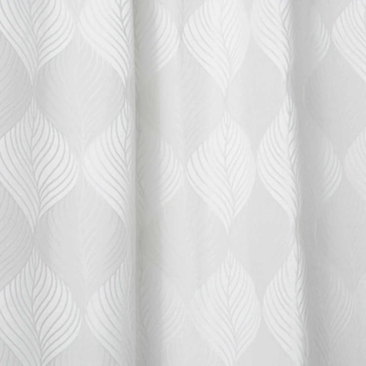 Z Gallerie Phoebe Jacquard Pearl - Custom> Patterned Window Panels | Custom Window Panels
