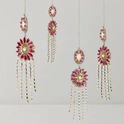 Z Gallerie Rhinestone Drop Ornament - Set of 4> Ornaments | Décor Sale