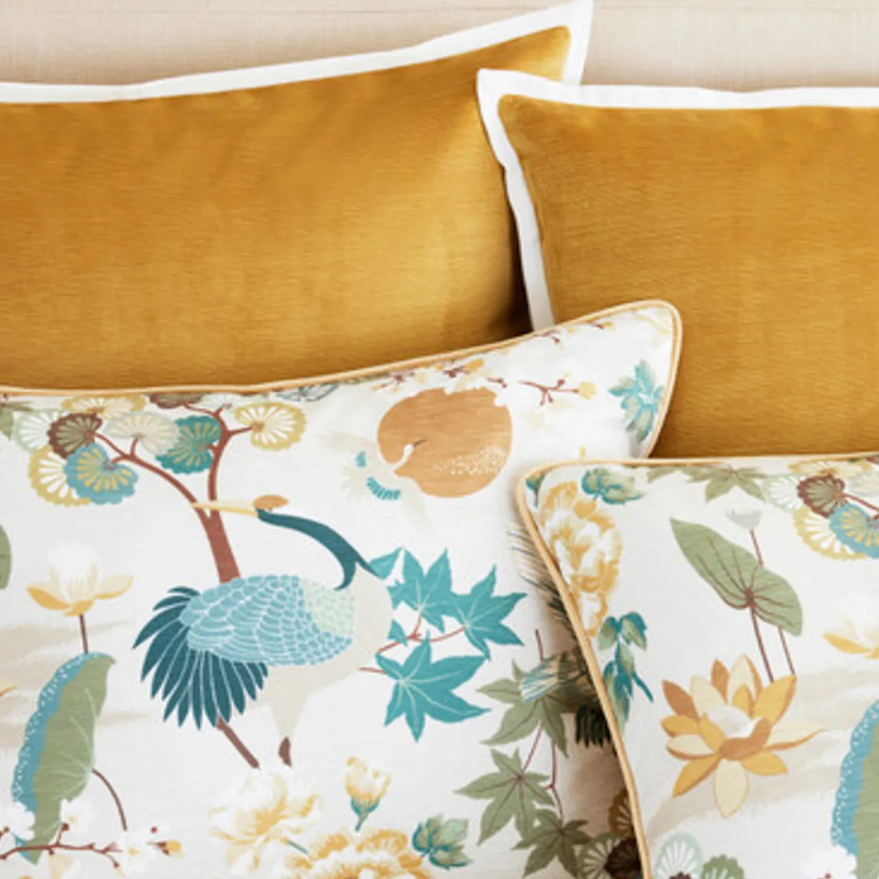 Z Gallerie Sandhill Bedding - Ivory> Printed Bedding | Duvets Covers & Shams