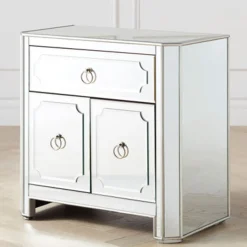 Z Gallerie Simplicity Mirrored Nightstand><noscript><img width=