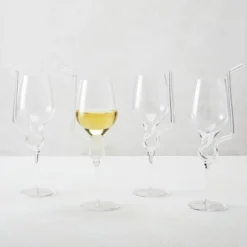 Z Gallerie Straw Wine Glass - Set of 2><noscript><img width=
