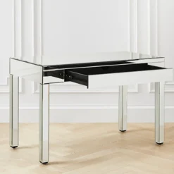 Z Gallerie Studio Mirrored Desk><noscript><img width=