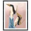 Z Gallerie The Right Shoe Can Change Your Life> Framed Art | Multi Colored
