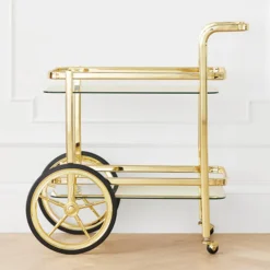 Z Gallerie Trolley Bar Cart><noscript><img width=