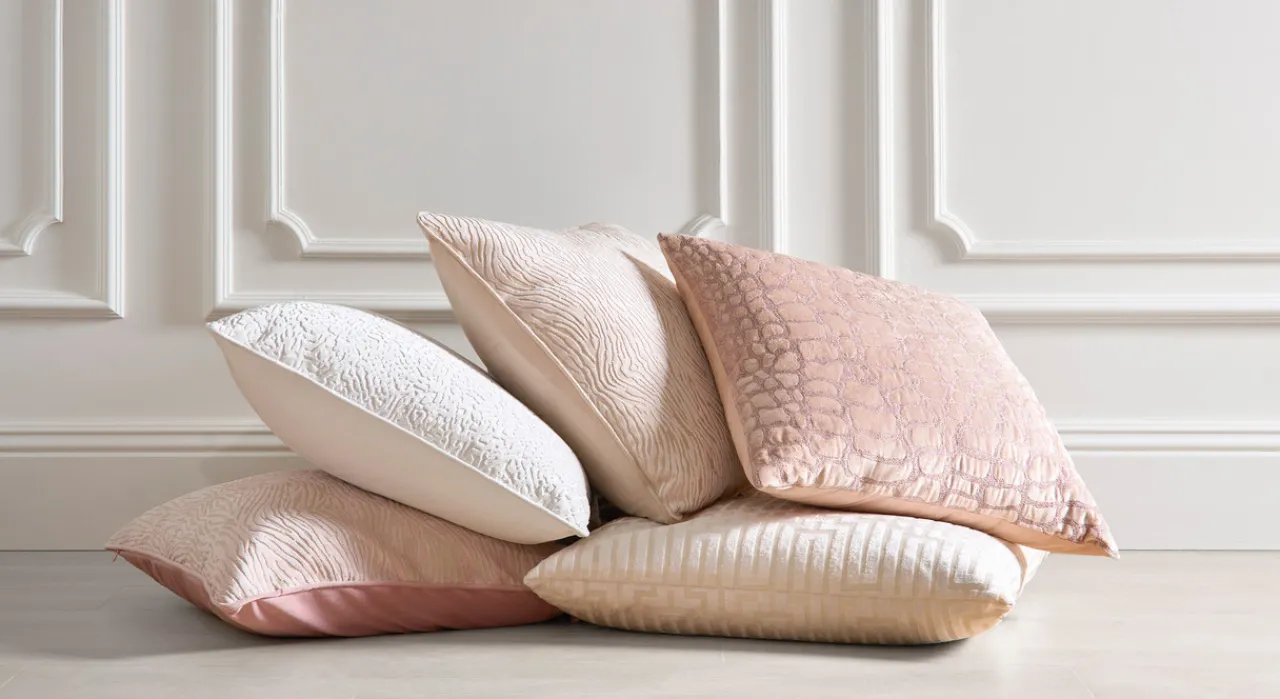 Z Gallerie Wavy Zebra Pillow 22" - Blush> Textile Sale | Patterned Pillows