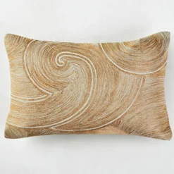 Z Gallerie Whirlpool Lumbar Pillow - Champagne> Textile Sale | Patterned Pillows