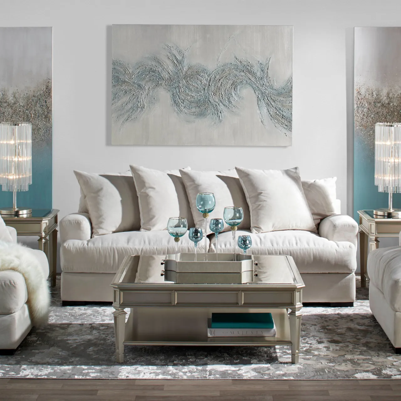 Z Gallerie Whispers Of Light> Hand Painted | Canvas