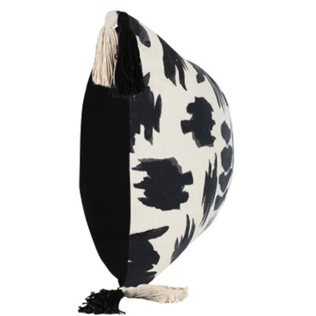 Z Gallerie Zahli Lumbar Pillow - Black/Natural> Textile Sale | Patterned Pillows
