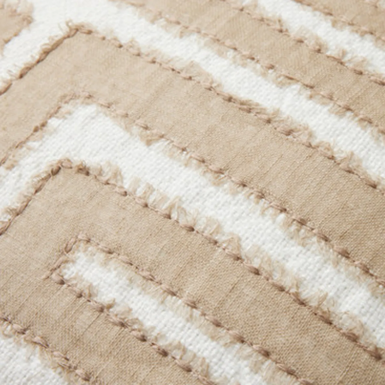 Z Gallerie Zane Pillow 22" - Natural/Ivory> Textile Sale | Patterned Pillows